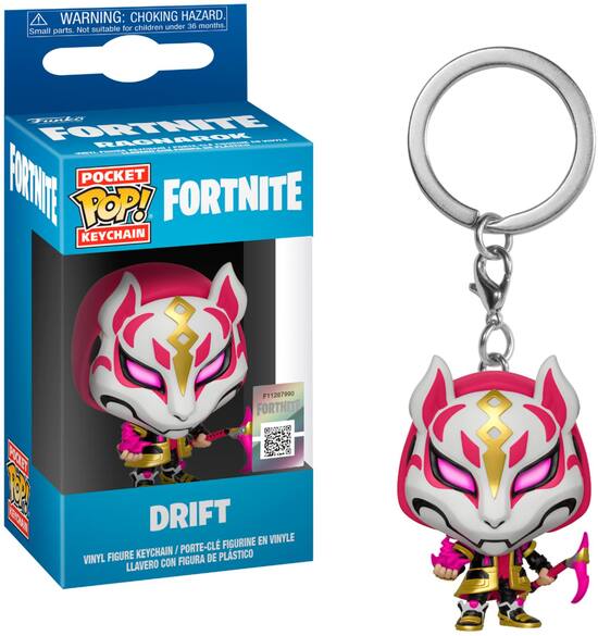 Funko Pop Games Fortnite Series 2 Drift Keychain Multi 36978 - games fortnite series 2 drift keychain front zoom 1 of